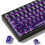 Tasti trasparenti viola con profilo MDA, 115 pezzi 1