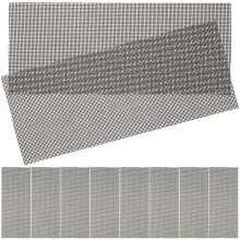 Metallschleifpapier-Netzbögen mit Fasergewebe-Unterlage, 10 Stück