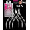 Alicates para cutículas de acero inoxidable (3 unidades) 1