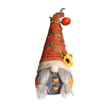 Svéd törpék dekorációk, tök napraforgó őszi emeletes tálca dekorációk halloween aratás fesztivál hálaadás otthon konyhai törpe baba