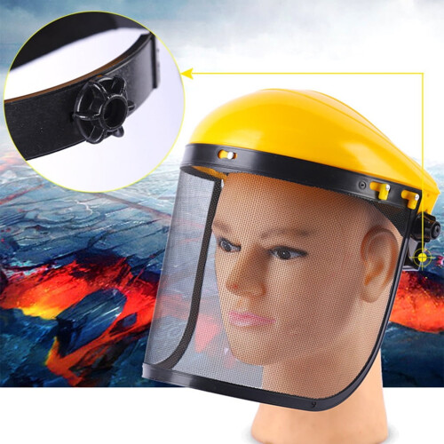Säkerhetsmask för slipning och skärning, justerbar 1