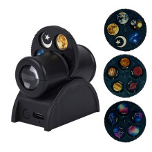 Star Projector for Bedroom – Galaxy, Nebula & Milky Way Light, LED Space Lamp Room Decor for Adults & Kids – Black, compatible with standard