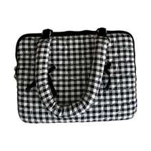 Laptoptas van stof met strikdesign voor tablets van 13 inch
