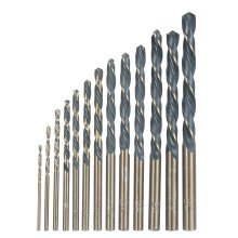HSS 13-Piece Drill Bit Set for Metal Drilling Stainless Steel Hard Materials