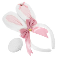 Ensemble accessoire de cosplay KALLORY serre-tête oreilles de lapin (1 pièce)