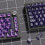 Tasti trasparenti viola con profilo MDA, 115 pezzi 4