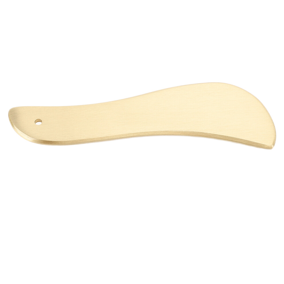 Brass Gua Sha Facial Scraping Tool for Face, Neck & Shoulders