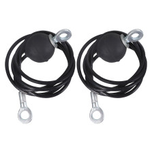 2pcs Fitness Pulley Cable - Steel Wire Rope Replacement for Gym Machines - 4.59ft Length 5mm Thick 661lb Load - Home Gym Cable Repair Accessories