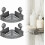 Support de douche triangulaire à ventouses pour coin (1 pièce) 1