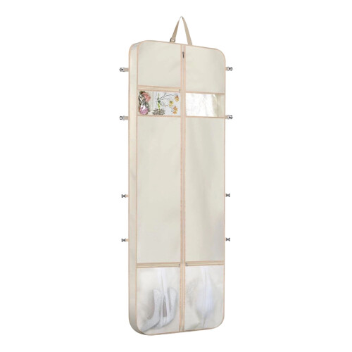 Capa para guardar vestido de noiva em tecido Oxford, 72 polegadas (183 cm).