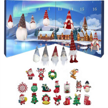 Calendrier de l'Avent 2025 avec des gnomes (24 pièces)