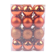 Purple Shatterproof Ornament Balls 2.36 inch 24 pcs