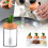 Conjunto de 4 potes herméticos para temperos com estampa de cacto. 2