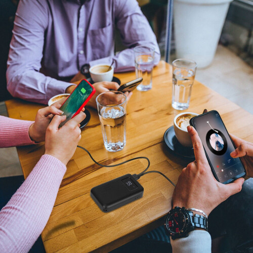Φορητό Power Bank 10000mAh με διπλή USB, LCD, 2