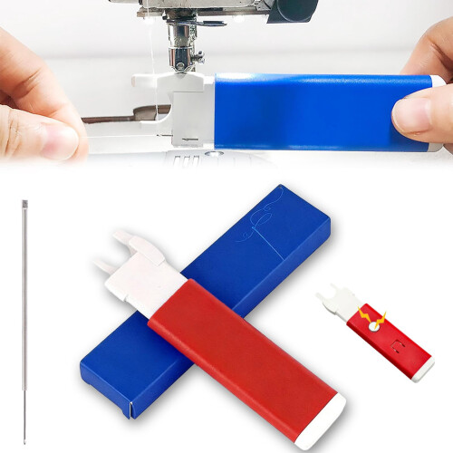 Auto Needle Threader with Strong Magnet & 1pc Replacement Hook – Compatible with Industrial Single Lockstitch Sewing Machines