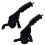 Motorcycle Brake Lever Alloy Steel Front Handle 1 Pair 7