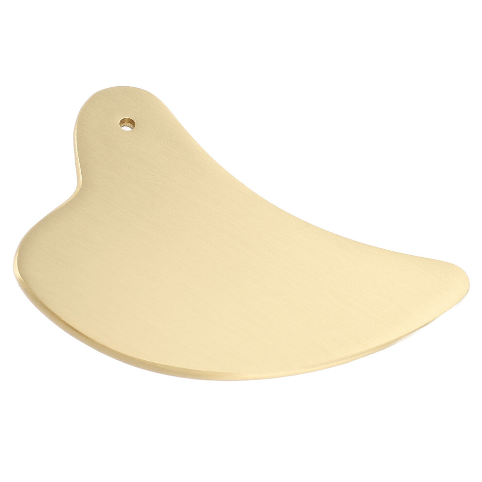 Copper Gua Sha Facial Tool for Face Lifting, Portable, 10x6 cm