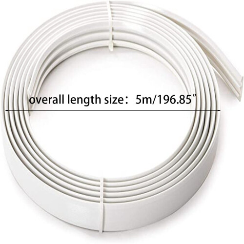 Rail de plafond flexible de 5 m pour rideau de séparation de pièce 1