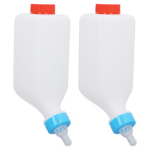 Biberon d'alimentation au lait de chèvre 14x8cm anti-fuite 2 pièces