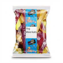 1kg Krazy Kandi Meerkats Jelly Sweets Bulk Bag Soft Candy