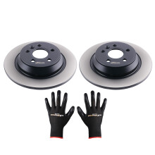 Pair Brake Disc Rear Left & Right for Ford Mondeo IV 2.0 TDCi 2007-2014 1864280