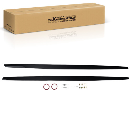 Black ABS Side Skirt Panel for BMW 5 Series E60 E61 M5 2004-2010 Extension