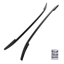 Roof Rails Rack Bars Aluminium Black Luggage Carrier For Nissan Qashqai MK2 J11
