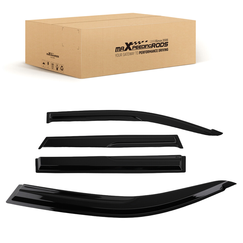 Window Wind Deflectors For Nissan X-Trail Mk2 07-13 Rain Guards Sun Visors Set 6941503322258