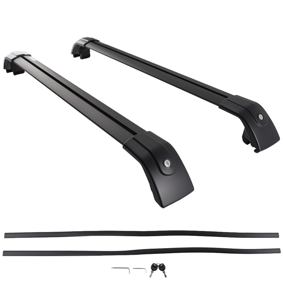 Maxpeedingrods Black Aluminum Alloy Crossbars For Kia Sportage 2016-2023 Roof Luggage Rack