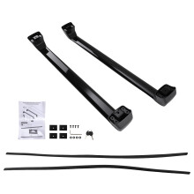 Black Aluminium Cross Bars Car Roof Storage For Land Rover Defender 90 L663 20+