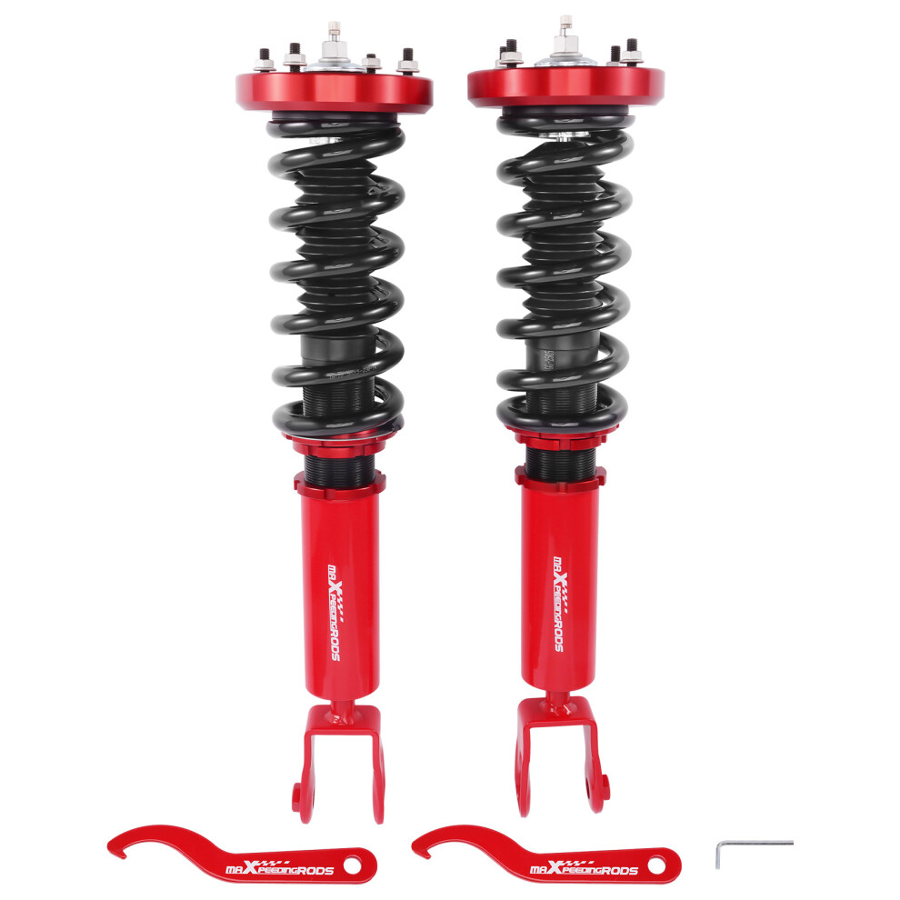 Front Coilovers Left Right For Jaguar Xj / Xj8 / Xjr 2003-2009 X350 X358 6941441731198
