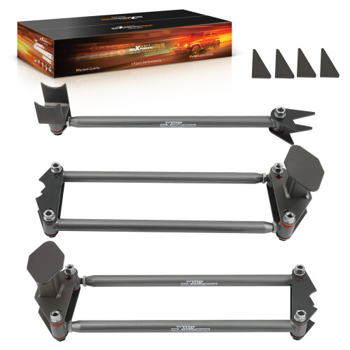 Universal Rear Weld-On Parallel 4 Link Suspension Kit with 24" bars + Mountings