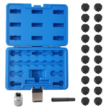 22pcs Anti-Theft Wheel Lock Socket Set for VW Golf GTI Passat Jetta 2006-2011