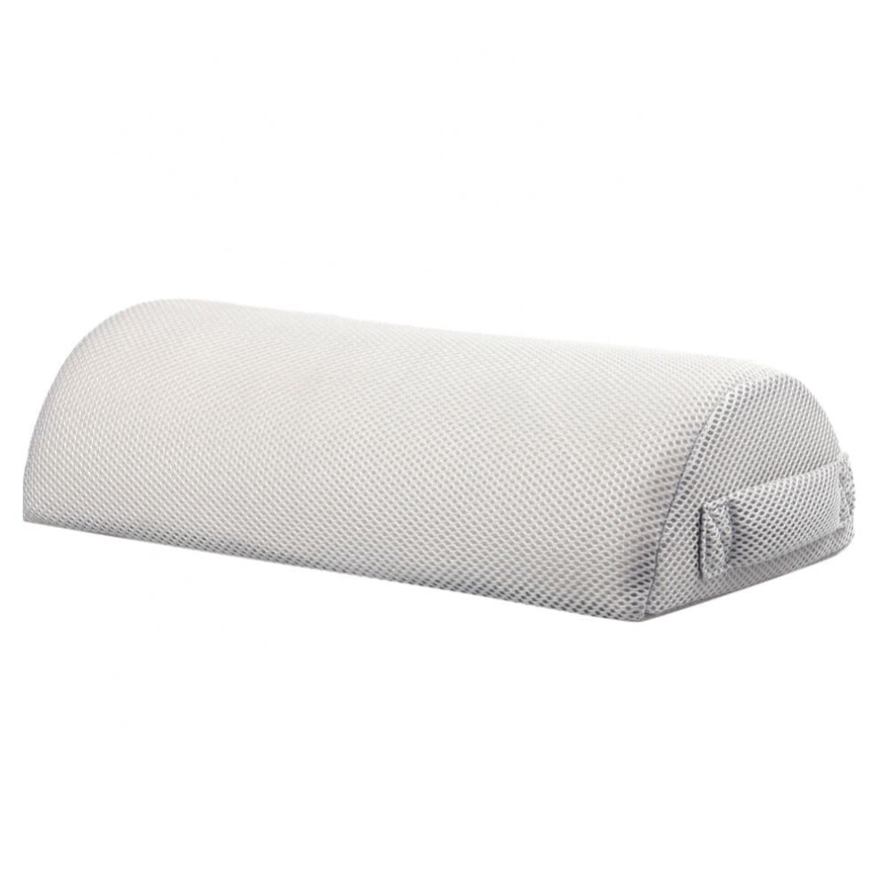 White Half Moon Pillow For Legs, Knees, Lower Back & Head Â Lumbar Support Pillow, Comfortable For Ankles/Feet, (1 Pc)