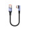Συμπαγές καλώδιο γρήγορης φόρτισης USB σε Type C, κοντό πλεγμένο νάιλον καλώδιο 1