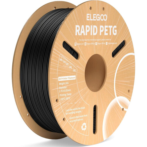 PETG-filament sort 1,75 mm 1 kg  0,02 mm