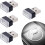 Vit USB-billampa i set med 4 delar 1