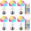 Ampoules RGB à changement de couleur E26 (équivalent 40 W) 1