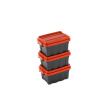 Tuff Box 11L Storage Boxes with Lid Set of 3 - Black