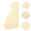 Corbel Cement Casting Mold Plastic Beige 1Pcs 1