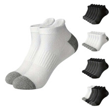 Winter Socks for Men Thermal Professional Basketball Sports Socks - Large Size Rubber Cotton Athletic Socks for Men,Black,One Size