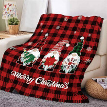 Kerstdeken van fleece, 51 x 59 inch