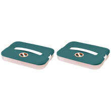 Muoviset ilmatiiviit säilytysrasiat kansilla, 4 kpl