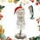 Balanço de Natal de Madeira Rústico Feito à Mão - 1 Peça 1
