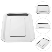 Tavă de copt din oțel inoxidabil pentru cuptor cu prăjitor de pâine 30x25 cm
