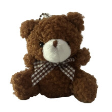 Niedlicher Plüschbär-Schlüsselanhänger – Weicher Mini-Teddy-Anhänger