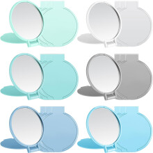 Miroir de poche rond pliant vintage (12 pièces)