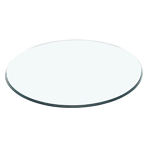 Rund bordplade i hærdet glas, 40 cm