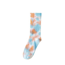 Tie Dye Mid Calf Socks for Men Women Streetwear Style Casual Crew Socks Soft Athletic Socks for Skateboarding and Daily Wear
