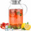 Lasikannu kannella 128oz3.7L 1